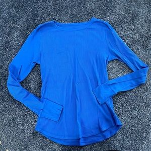Blue thermal long sleeve